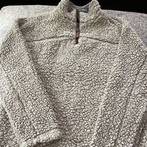 True Grit quarter zip Sherpa pullover sweater 🤍